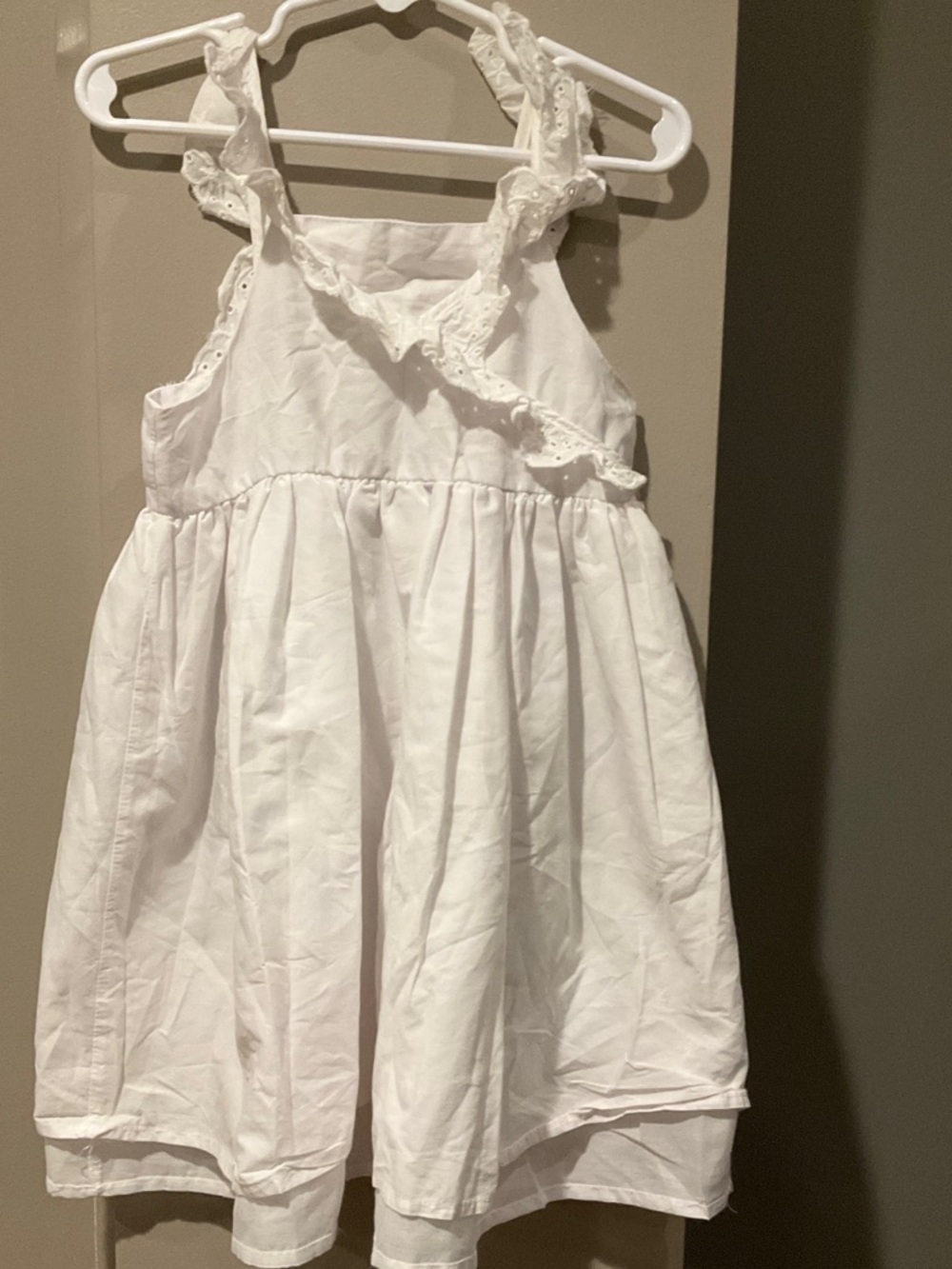 Tommy Bahama White Eyelet Strap Sundress
